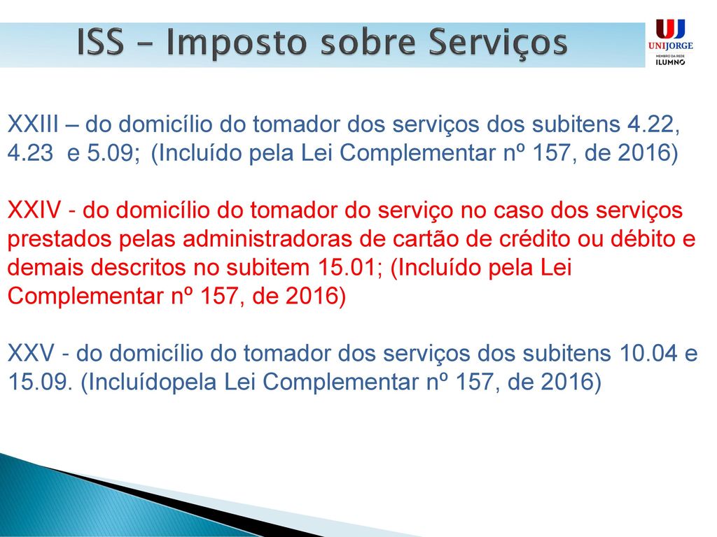 ISS Imposto sobre Serviços ppt carregar